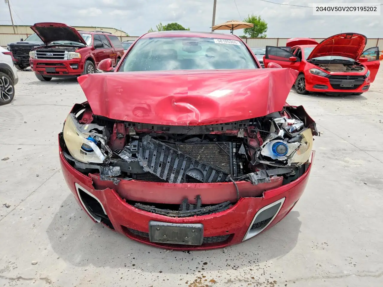 2012 Buick Regal Gs VIN: 2G4GV5GV2C9195202 Lot: 58105306