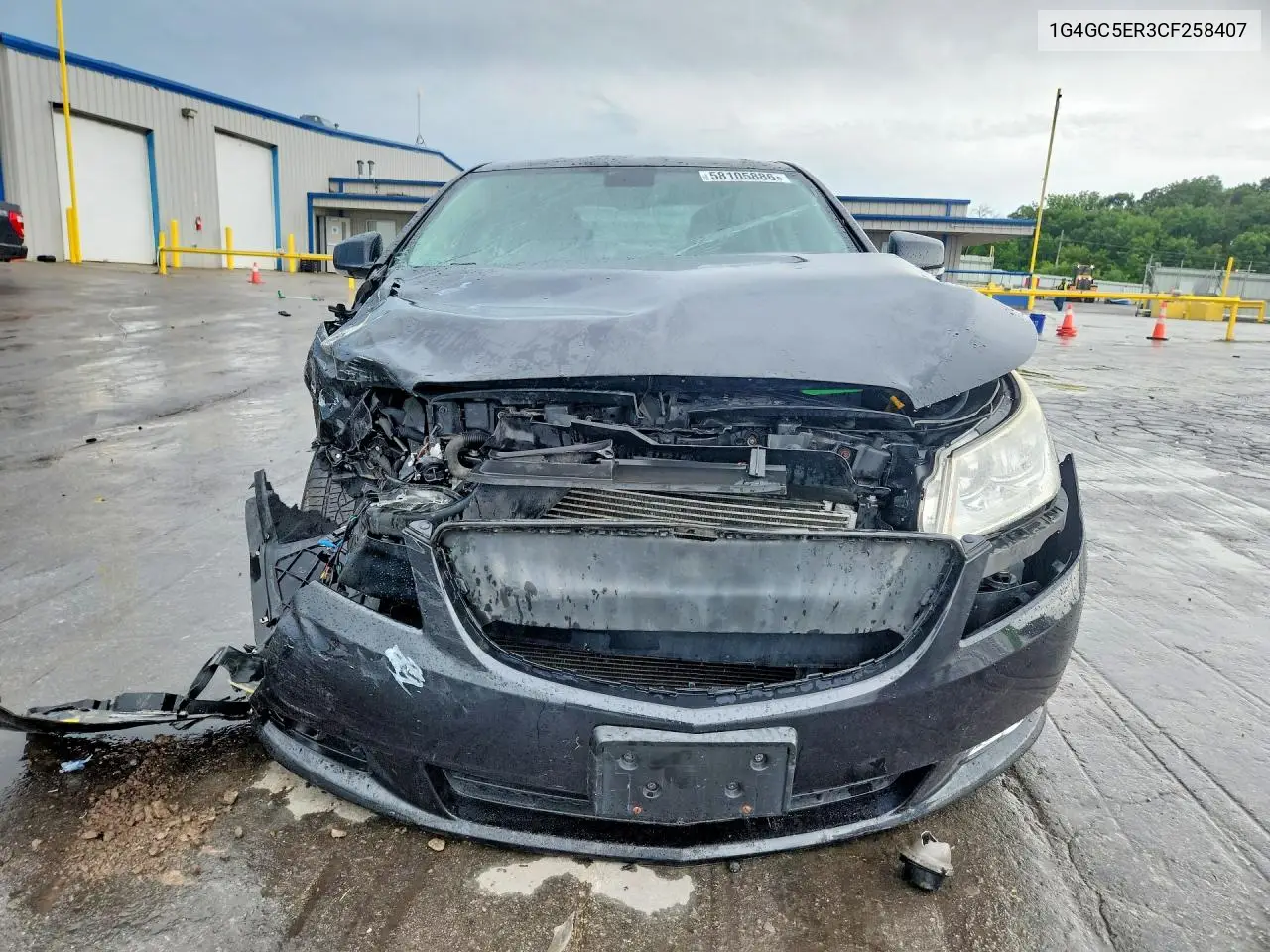2012 Buick Lacrosse VIN: 1G4GC5ER3CF258407 Lot: 58105886