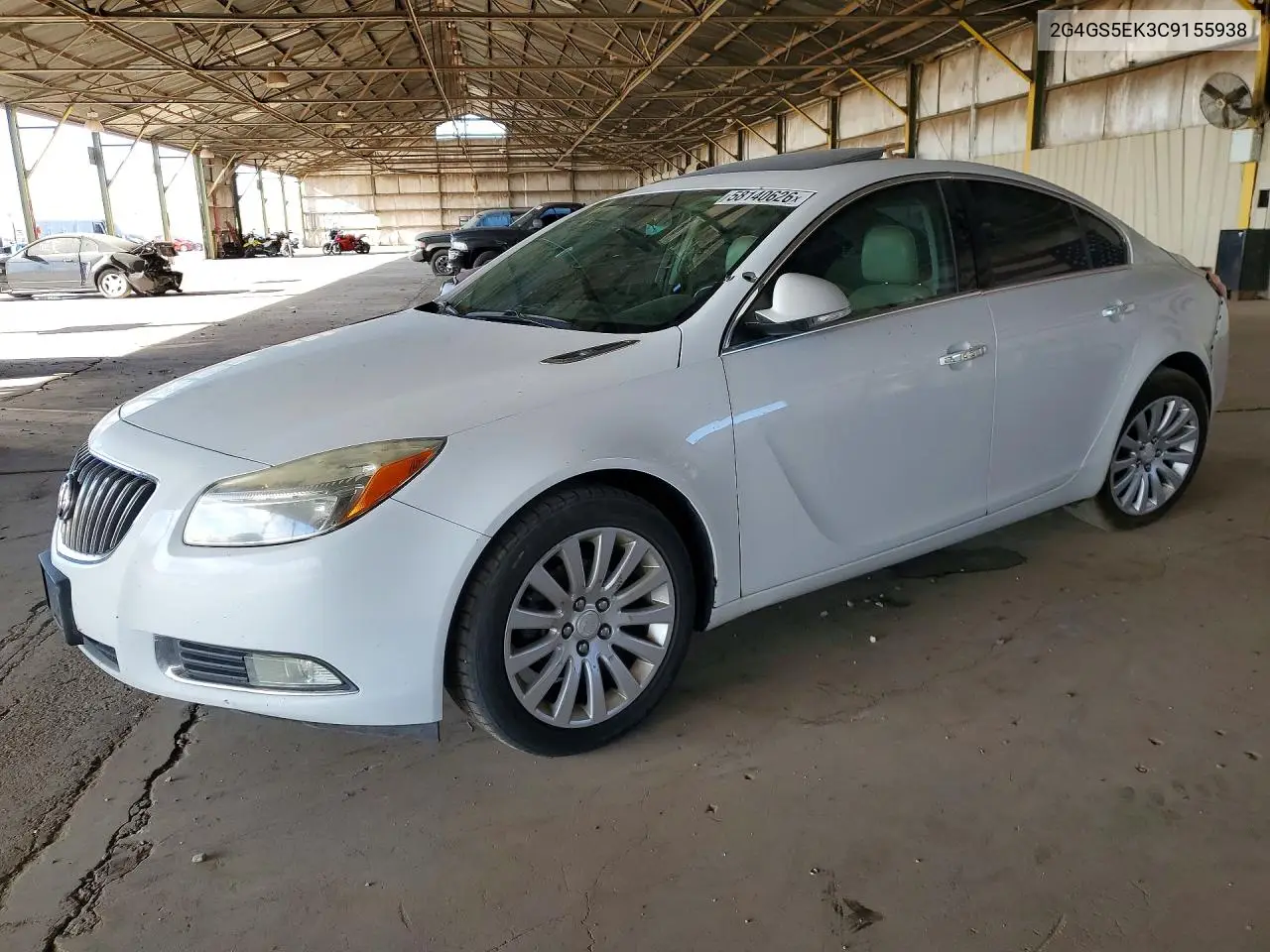 2012 Buick Regal Premium VIN: 2G4GS5EK3C9155938 Lot: 58140626