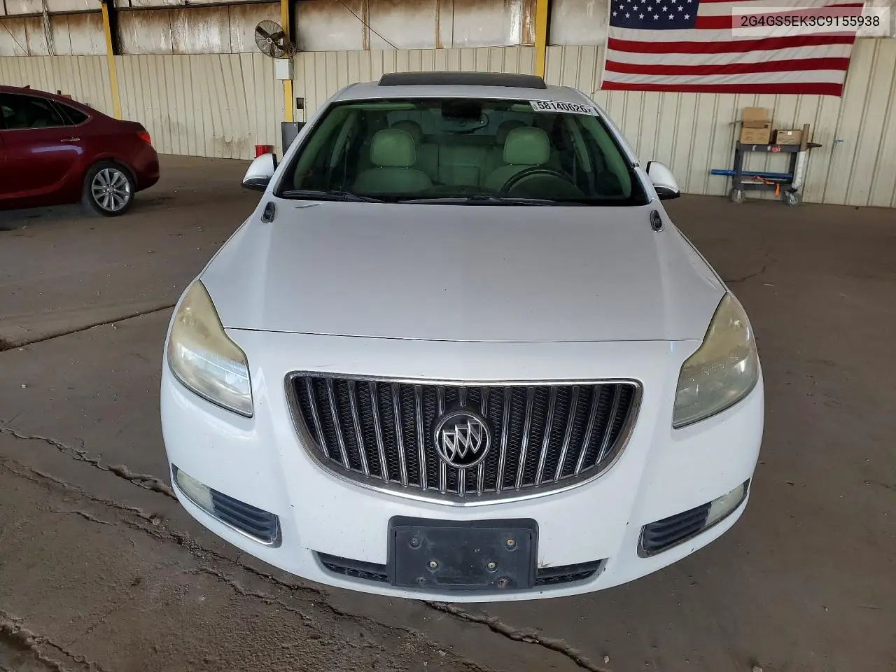 2012 Buick Regal Premium VIN: 2G4GS5EK3C9155938 Lot: 58140626