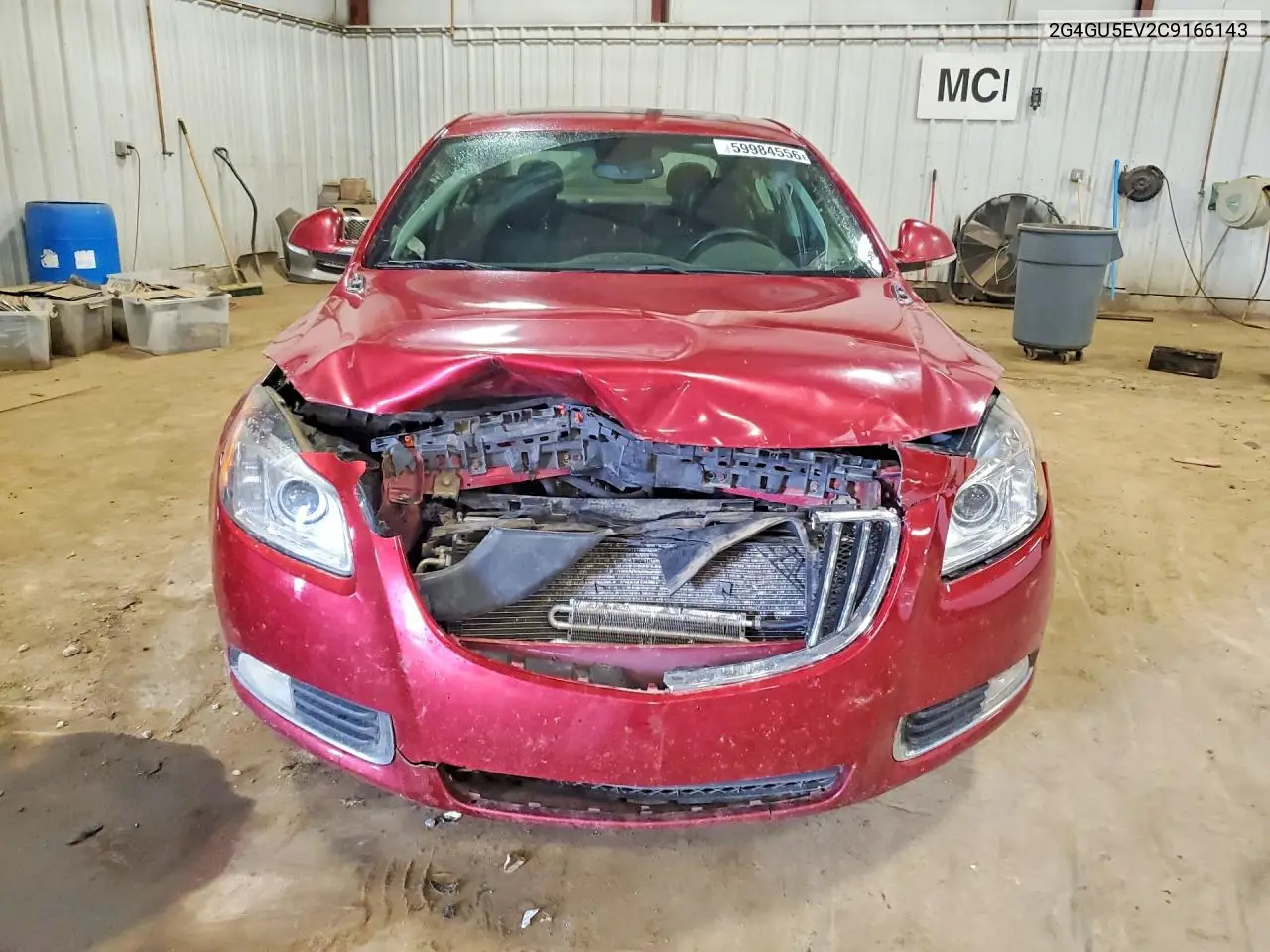 2012 Buick Regal Premium VIN: 2G4GU5EV2C9166143 Lot: 59984556