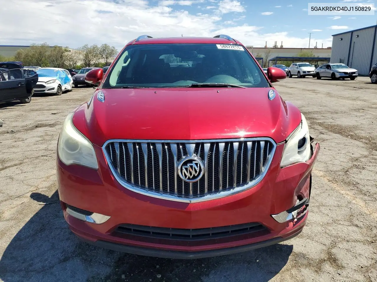 2013 Buick Enclave VIN: 5GAKRDKD4DJ150829 Lot: 58822886