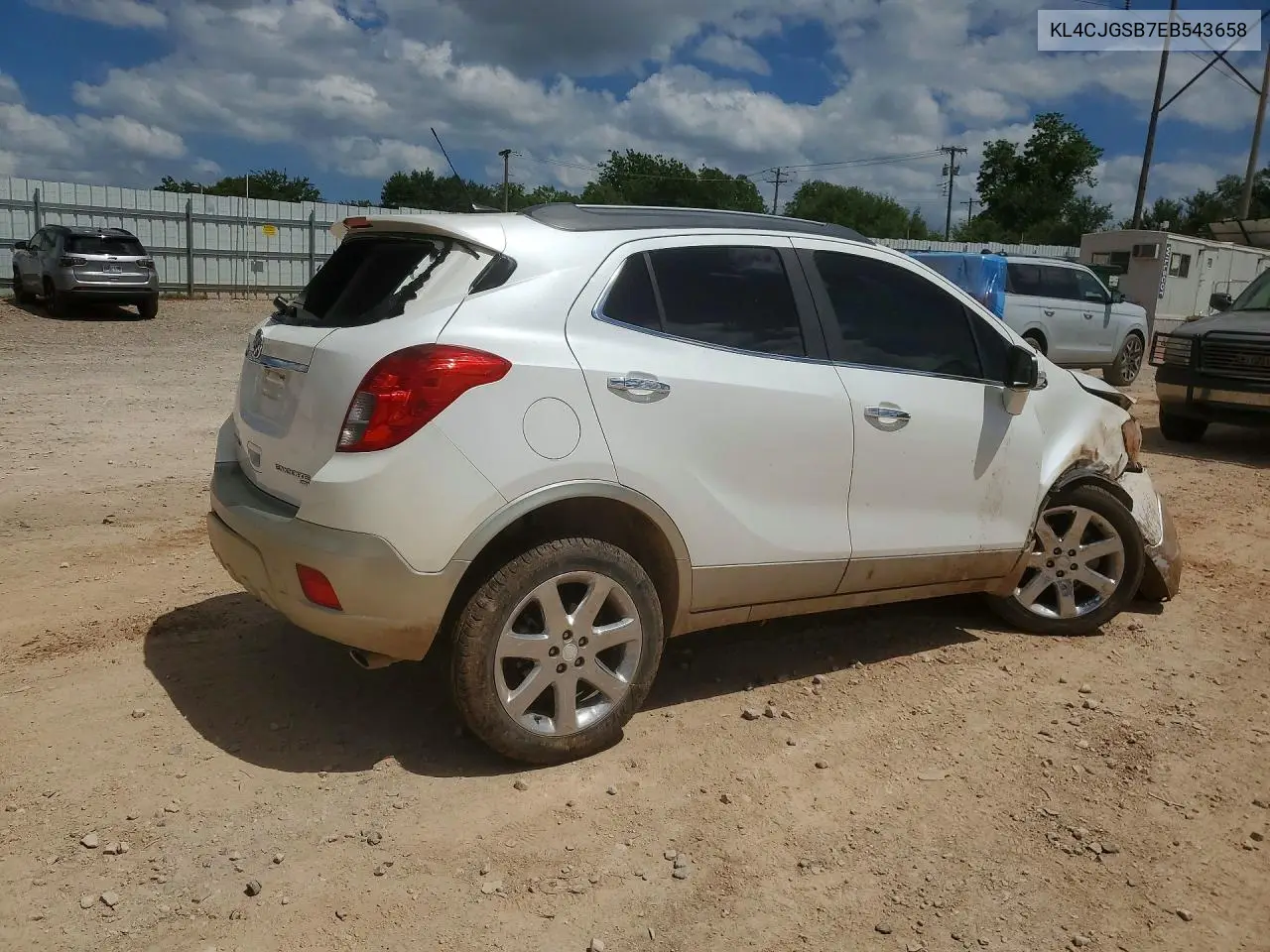 2014 Buick Encore VIN: KL4CJGSB7EB543658 Lot: 56888006