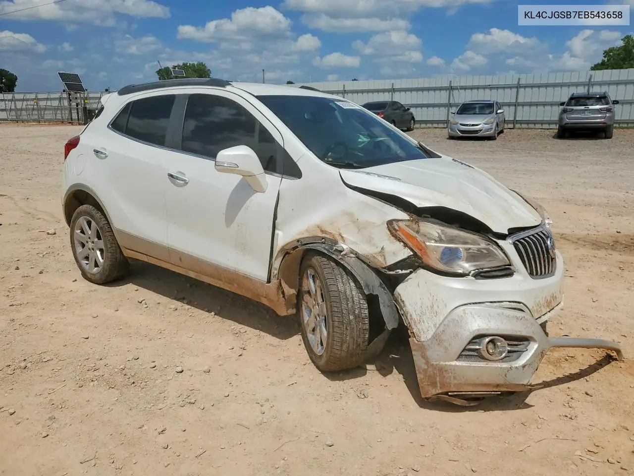 2014 Buick Encore VIN: KL4CJGSB7EB543658 Lot: 56888006