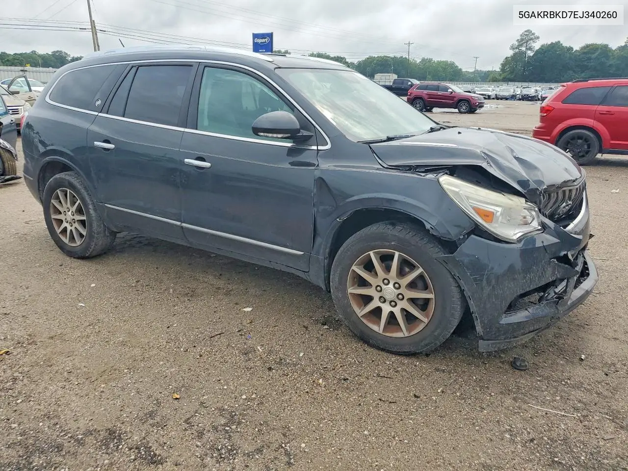 2014 Buick Enclave VIN: 5GAKRBKD7EJ340260 Lot: 57675116
