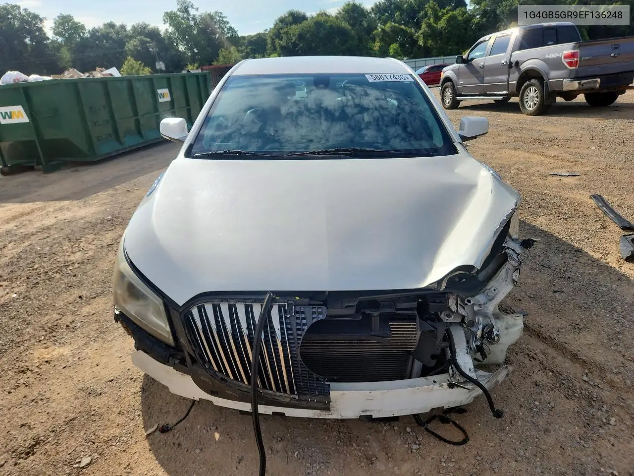 2014 Buick Lacrosse VIN: 1G4GB5GR9EF136248 Lot: 58817436
