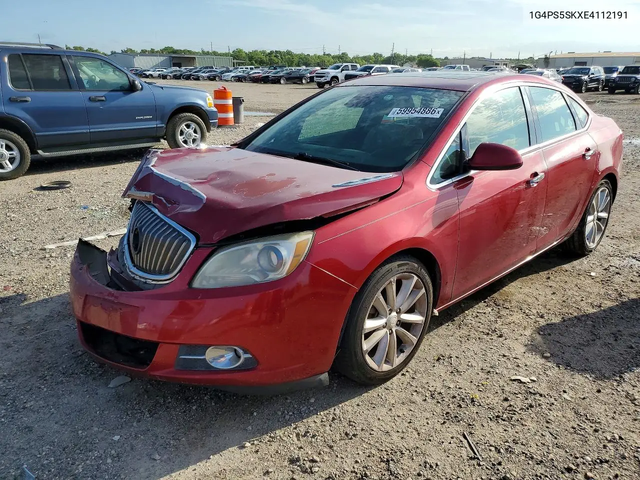 2014 Buick Verano VIN: 1G4PS5SKXE4112191 Lot: 59954886