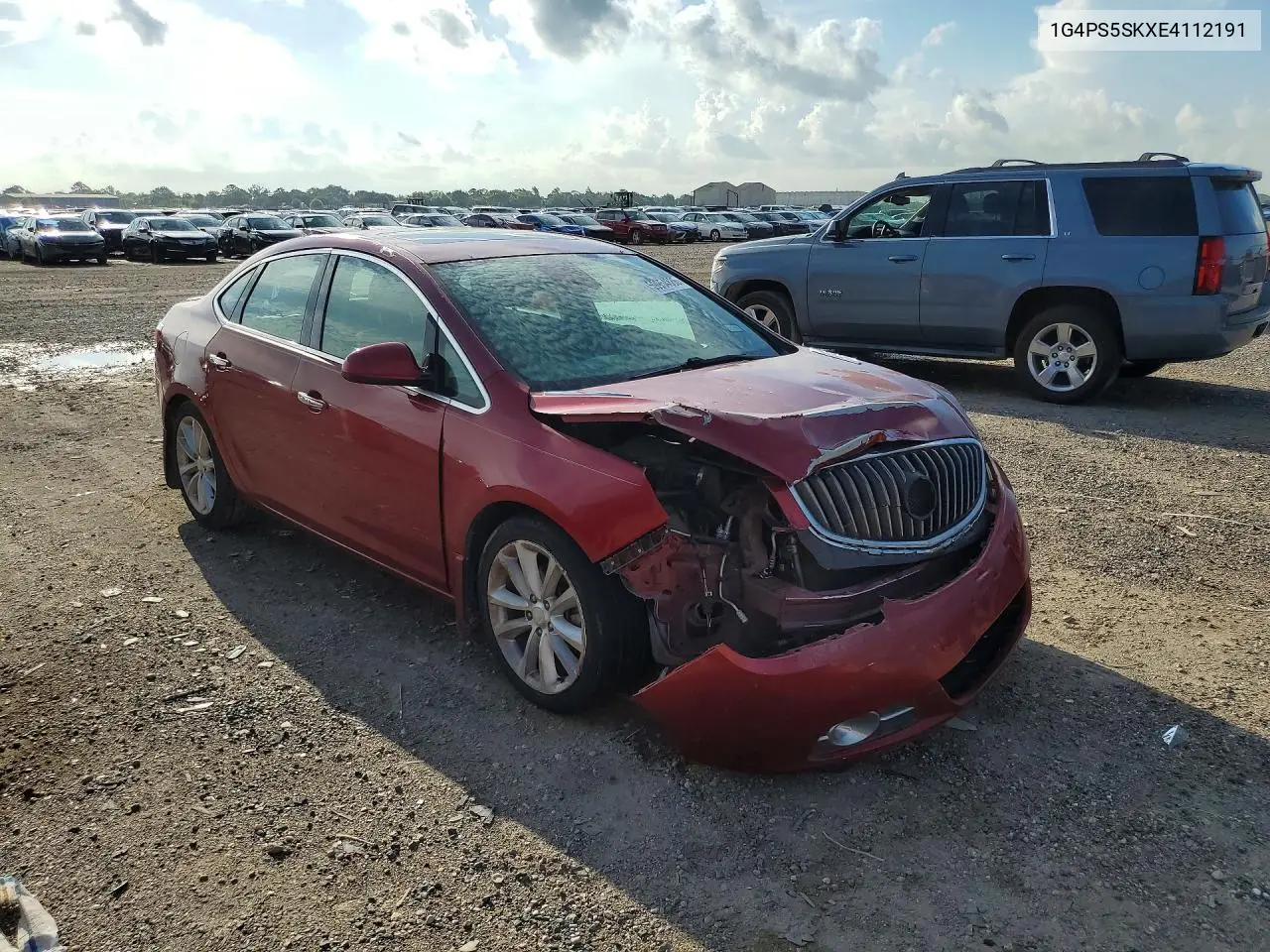 2014 Buick Verano VIN: 1G4PS5SKXE4112191 Lot: 59954886
