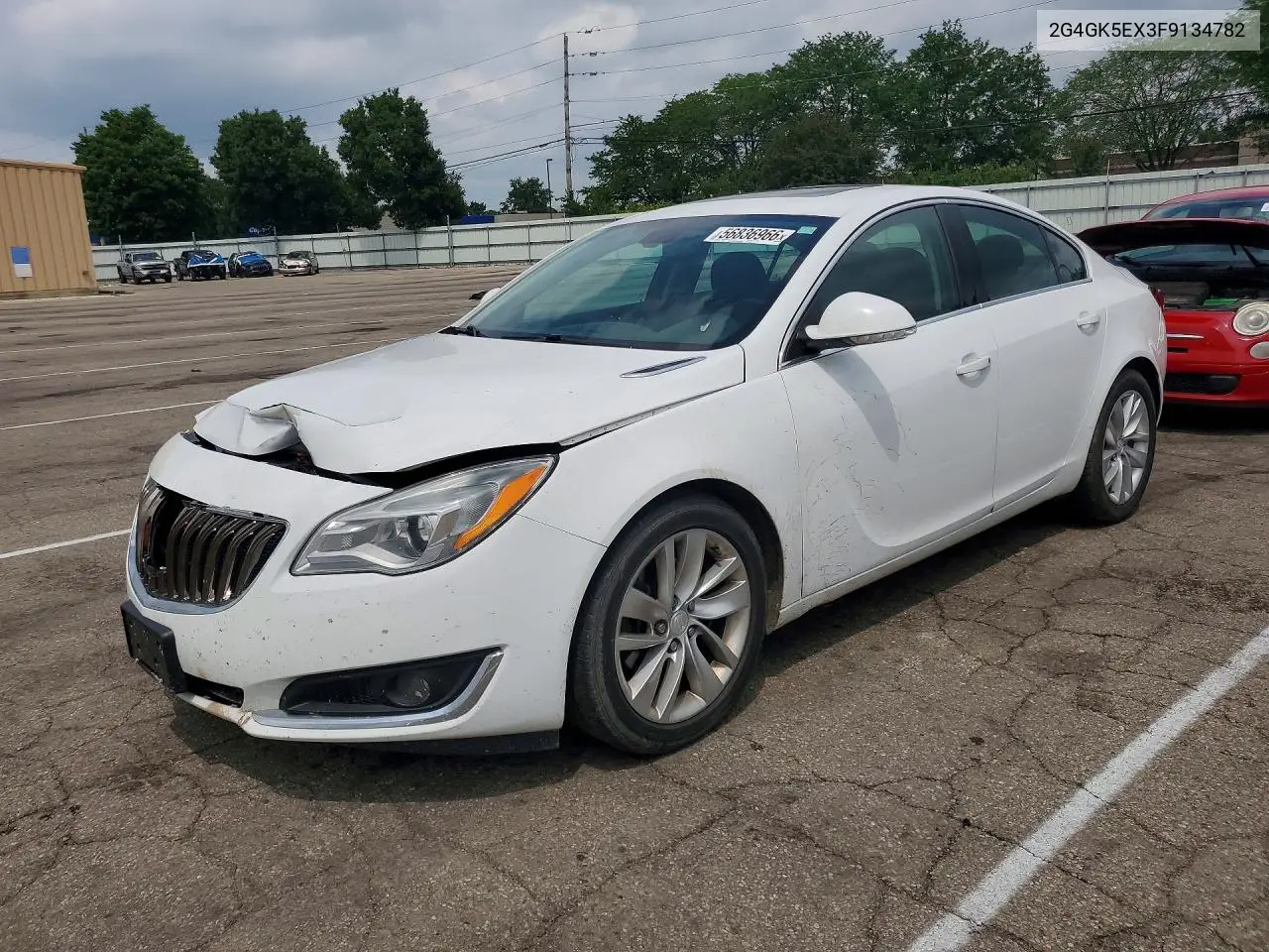2015 Buick Regal VIN: 2G4GK5EX3F9134782 Lot: 56836966