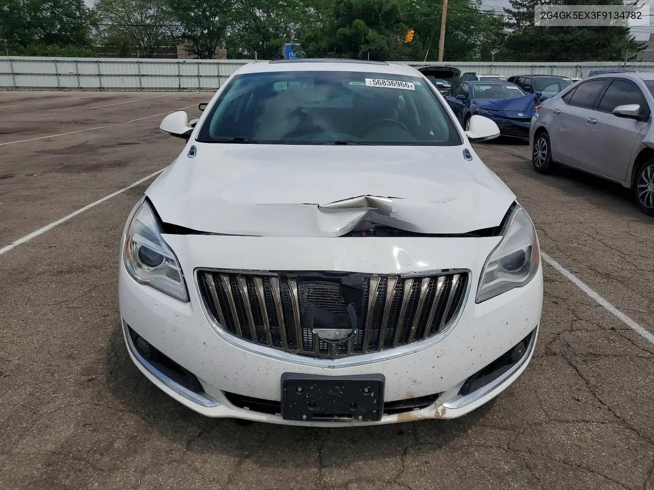 2015 Buick Regal VIN: 2G4GK5EX3F9134782 Lot: 56836966