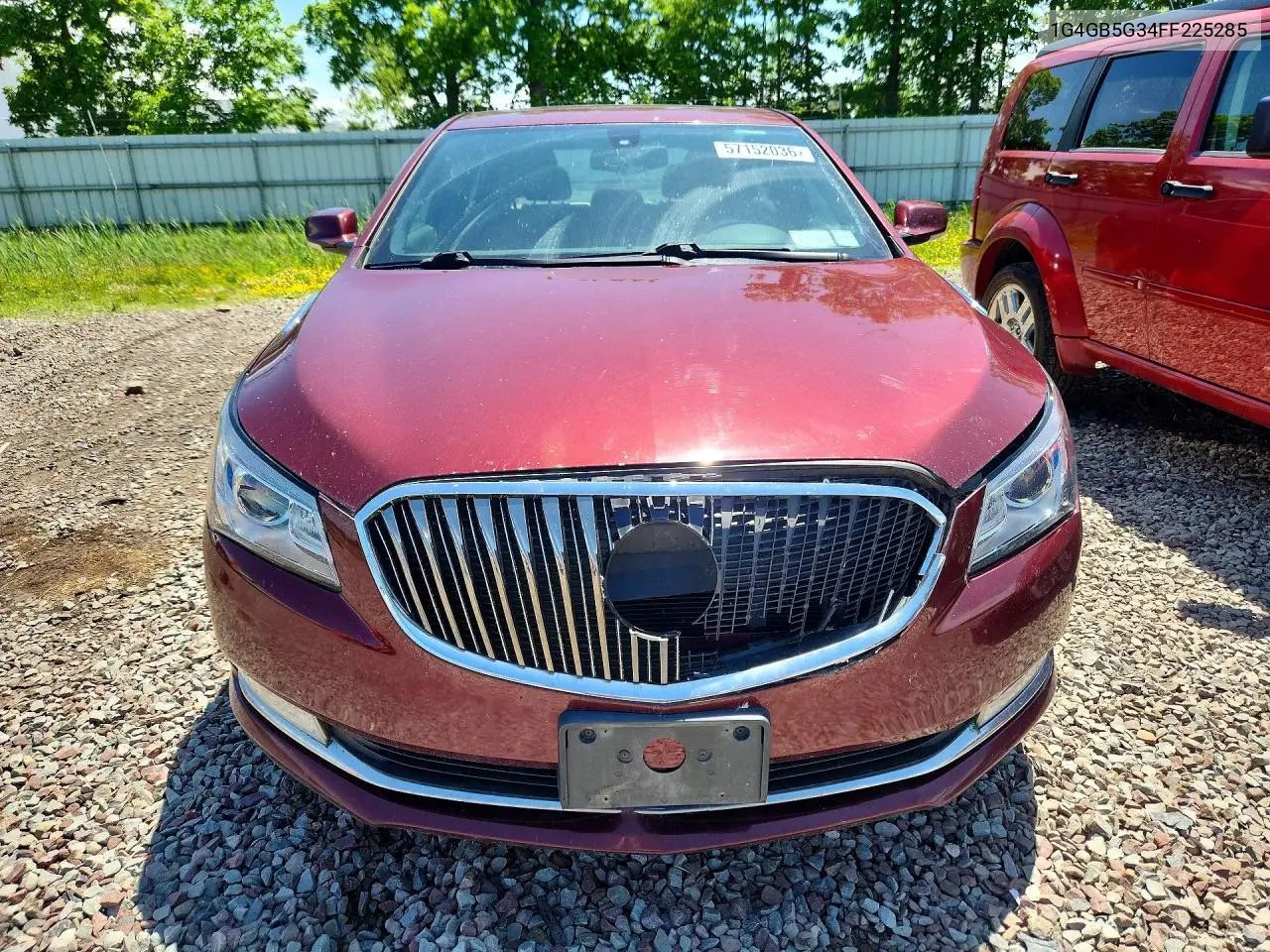 2015 Buick Lacrosse VIN: 1G4GB5G34FF225285 Lot: 57152036