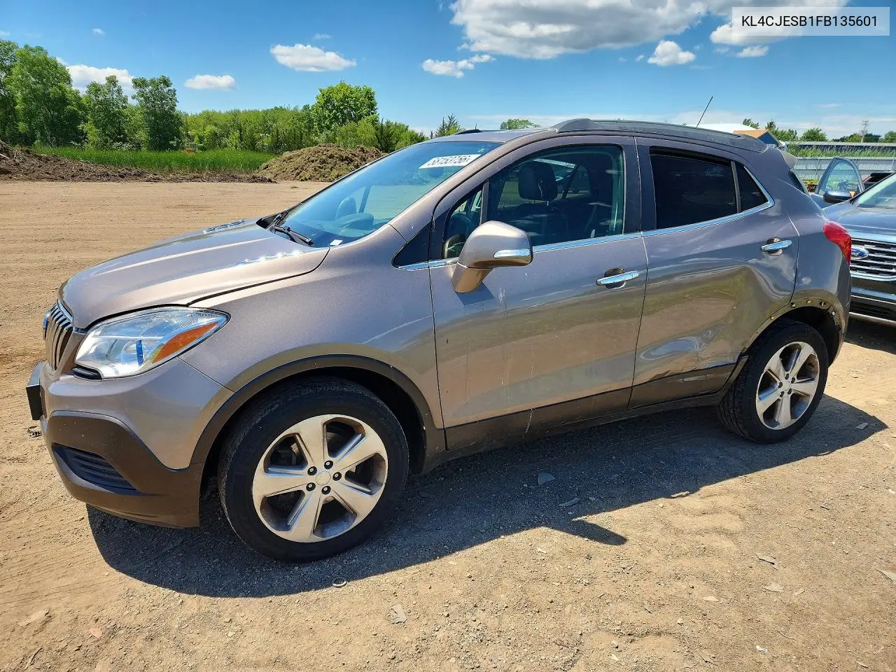 2015 Buick Encore VIN: KL4CJESB1FB135601 Lot: 58153756