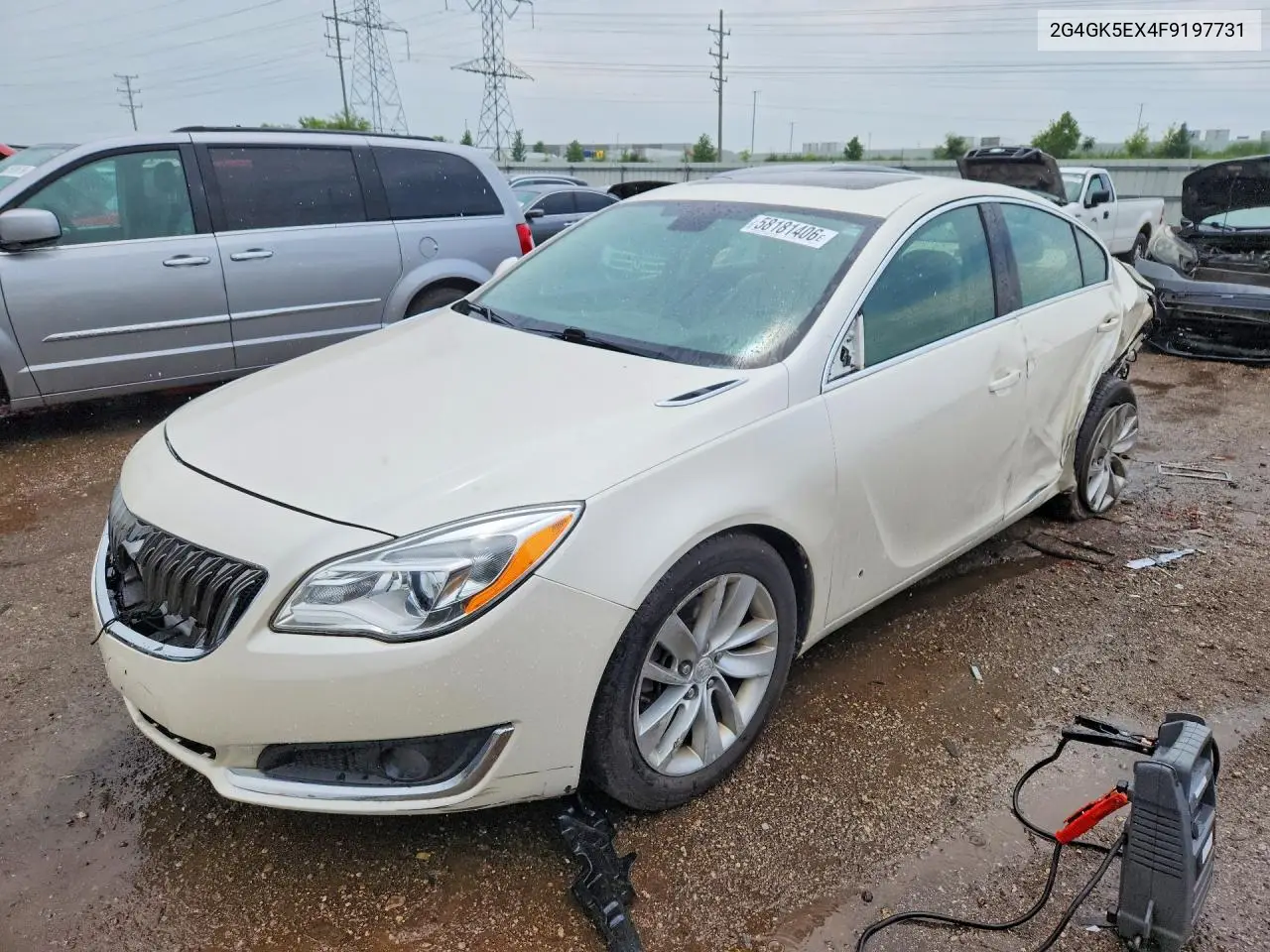 2015 Buick Regal VIN: 2G4GK5EX4F9197731 Lot: 58181406