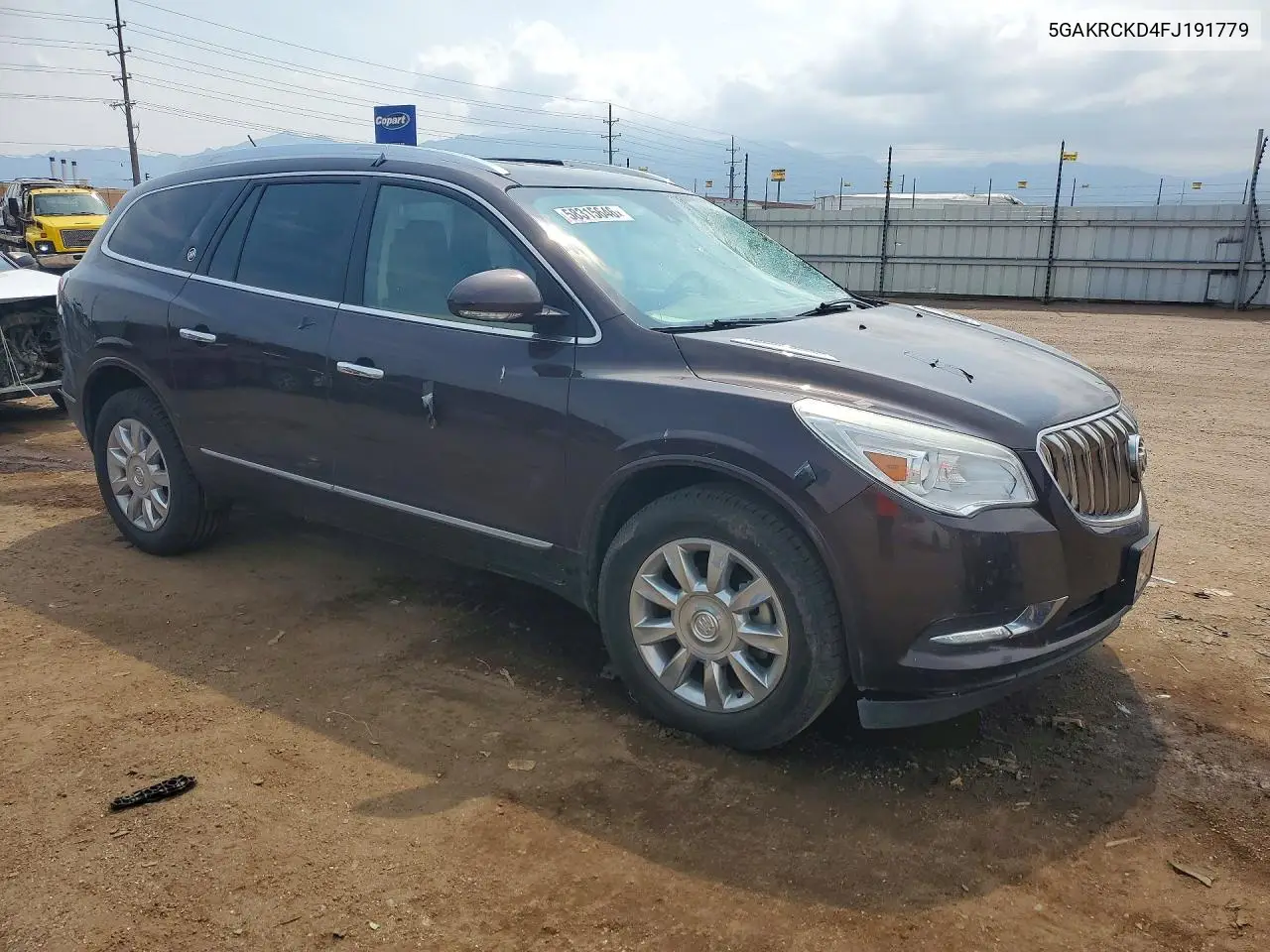 2015 Buick Enclave VIN: 5GAKRCKD4FJ191779 Lot: 58315646
