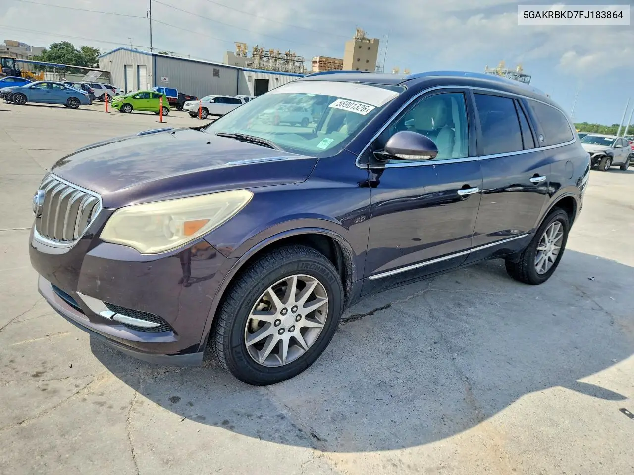 2015 Buick Enclave VIN: 5GAKRBKD7FJ183864 Lot: 58901326