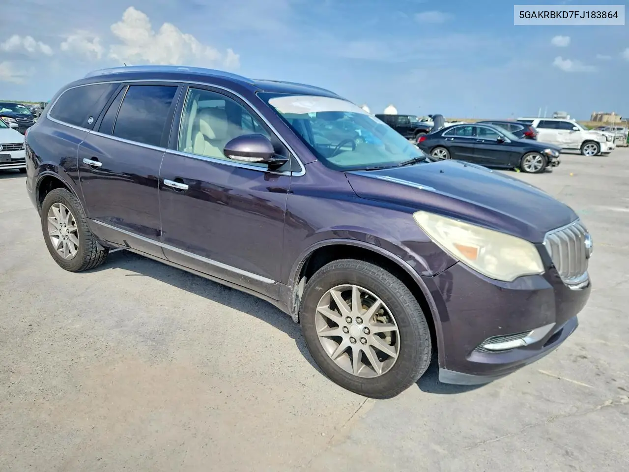2015 Buick Enclave VIN: 5GAKRBKD7FJ183864 Lot: 58901326