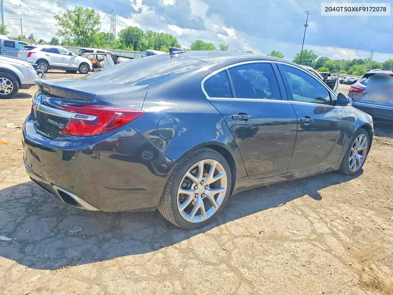 2015 Buick Regal Gs VIN: 2G4GT5GX6F9172078 Lot: 58901446