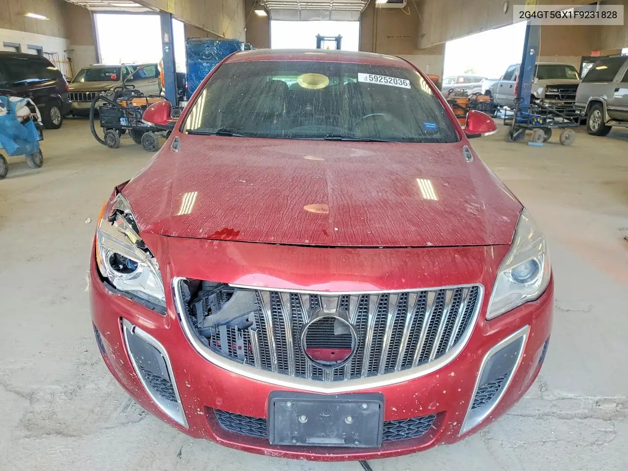 2015 Buick Regal Gs VIN: 2G4GT5GX1F9231828 Lot: 59252036