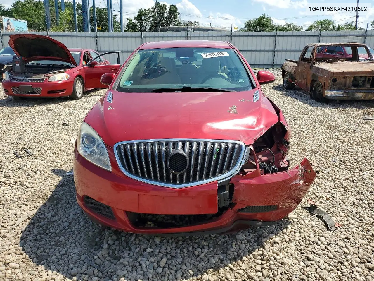 2015 Buick Verano VIN: 1G4PP5SKXF4210592 Lot: 59876376