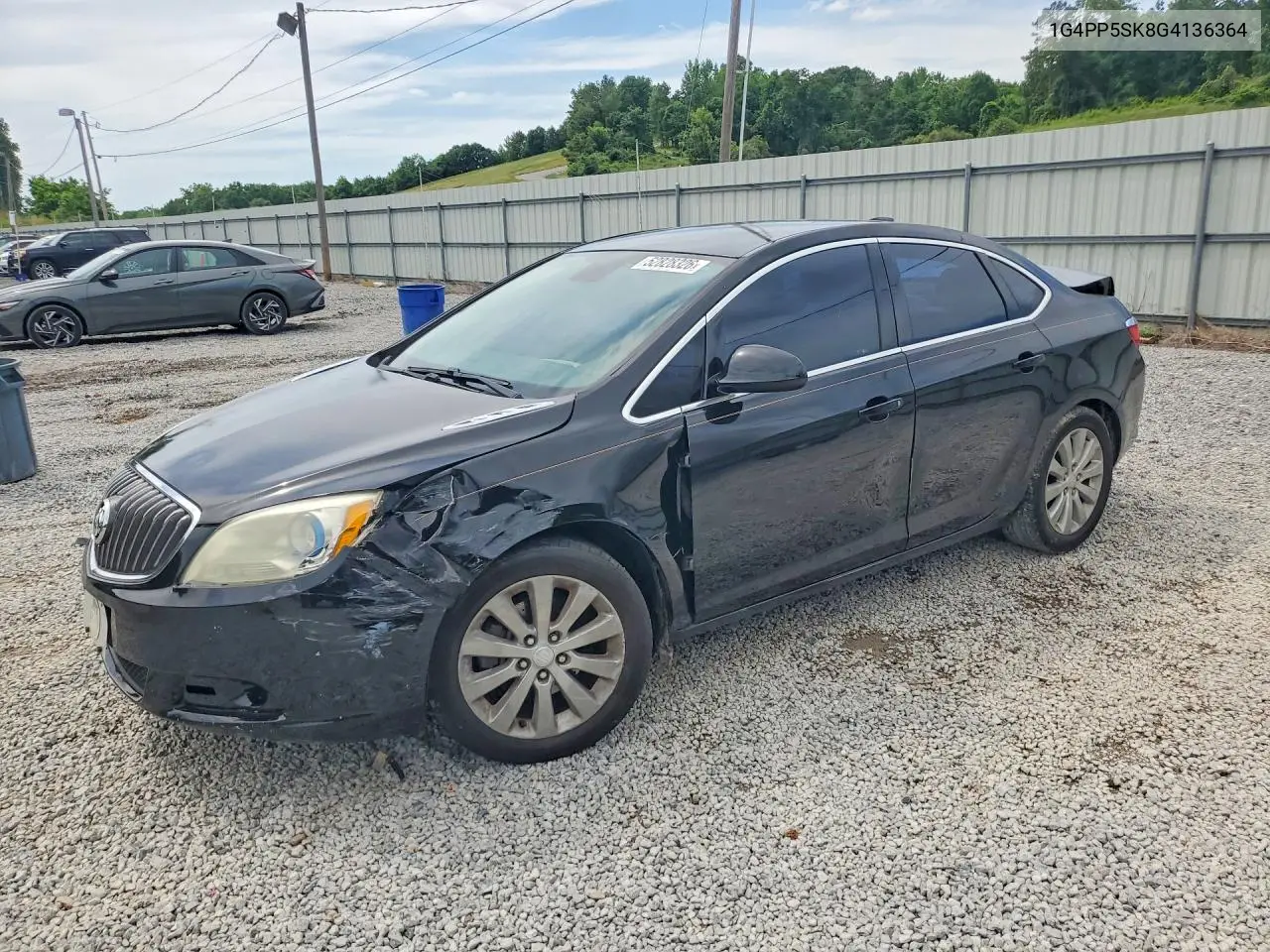 2016 Buick Verano VIN: 1G4PP5SK8G4136364 Lot: 52828326