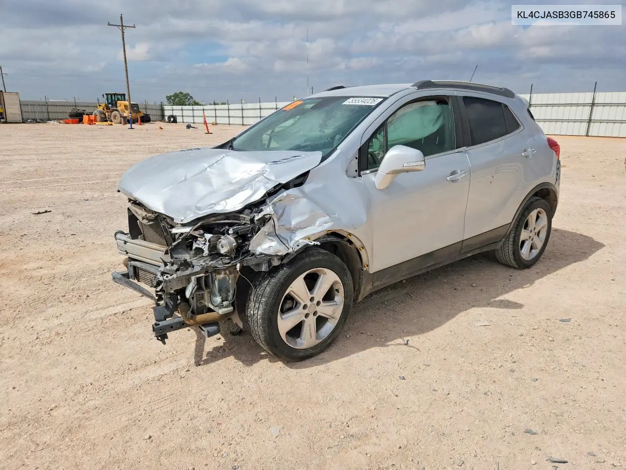 2016 Buick Encore VIN: KL4CJASB3GB745865 Lot: 55534026
