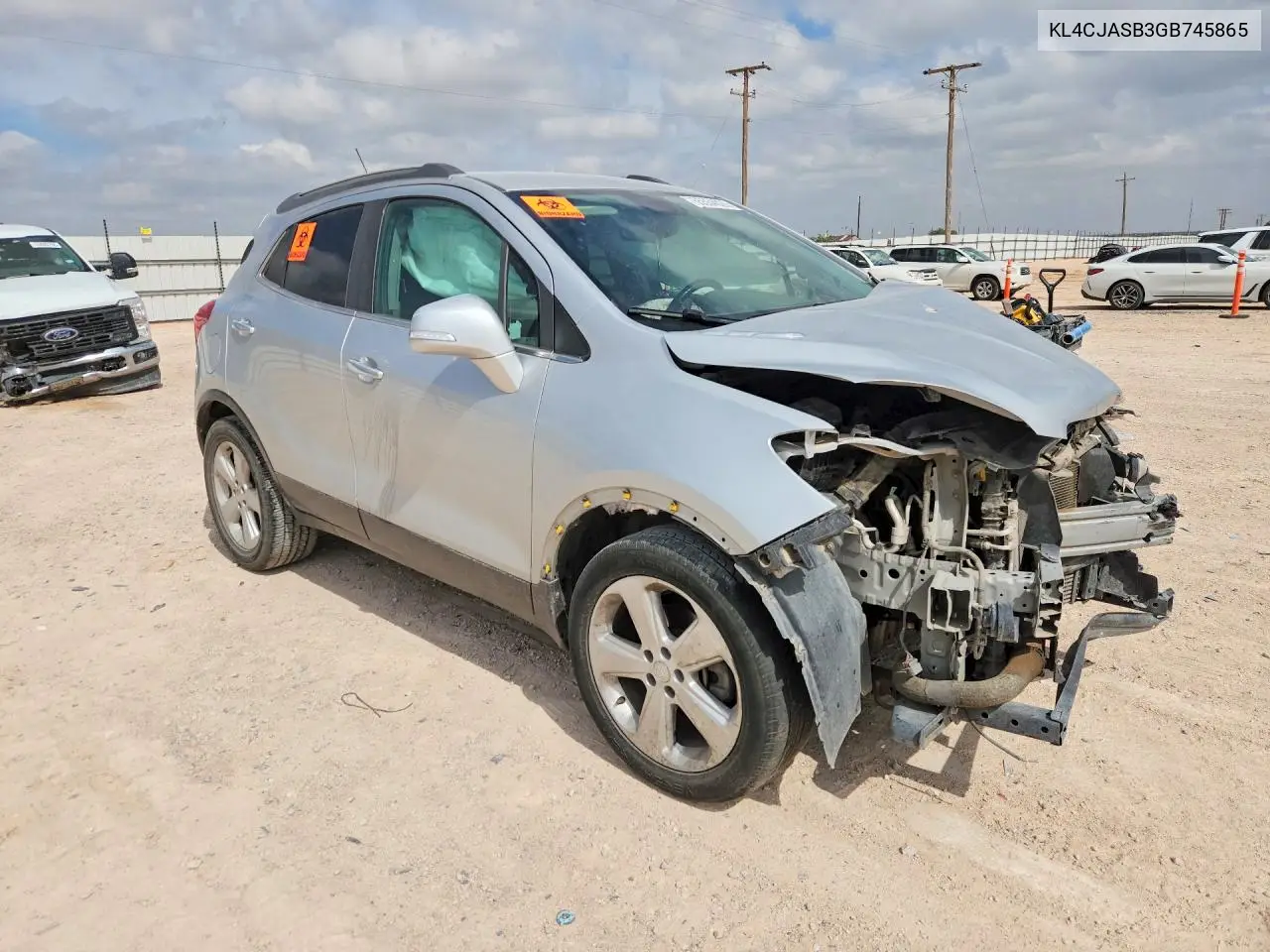 2016 Buick Encore VIN: KL4CJASB3GB745865 Lot: 55534026