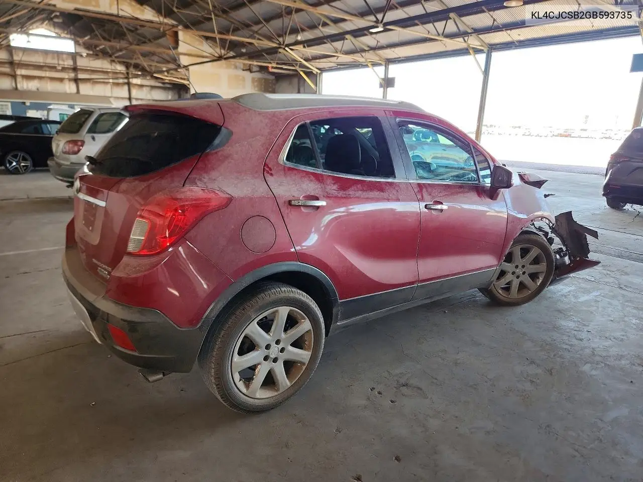 2016 Buick Encore VIN: KL4CJCSB2GB593735 Lot: 56192486
