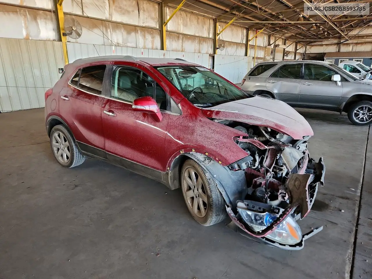 2016 Buick Encore VIN: KL4CJCSB2GB593735 Lot: 56192486