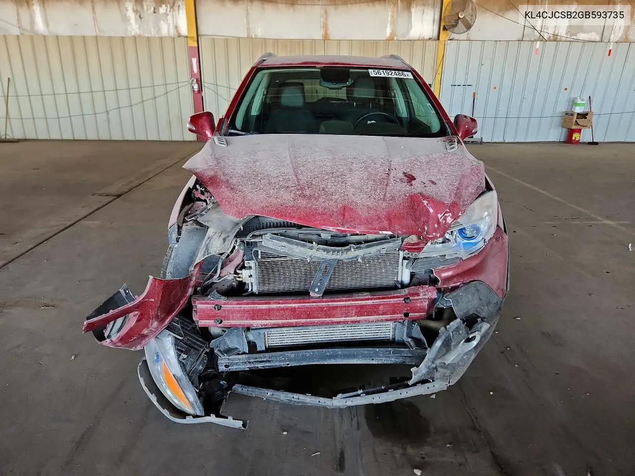 2016 Buick Encore VIN: KL4CJCSB2GB593735 Lot: 56192486