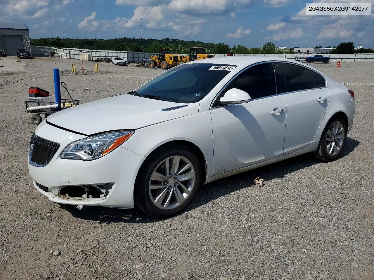 2016 Buick Regal Premium VIN: 2G4GS5GX2G9142077 Lot: 56664666