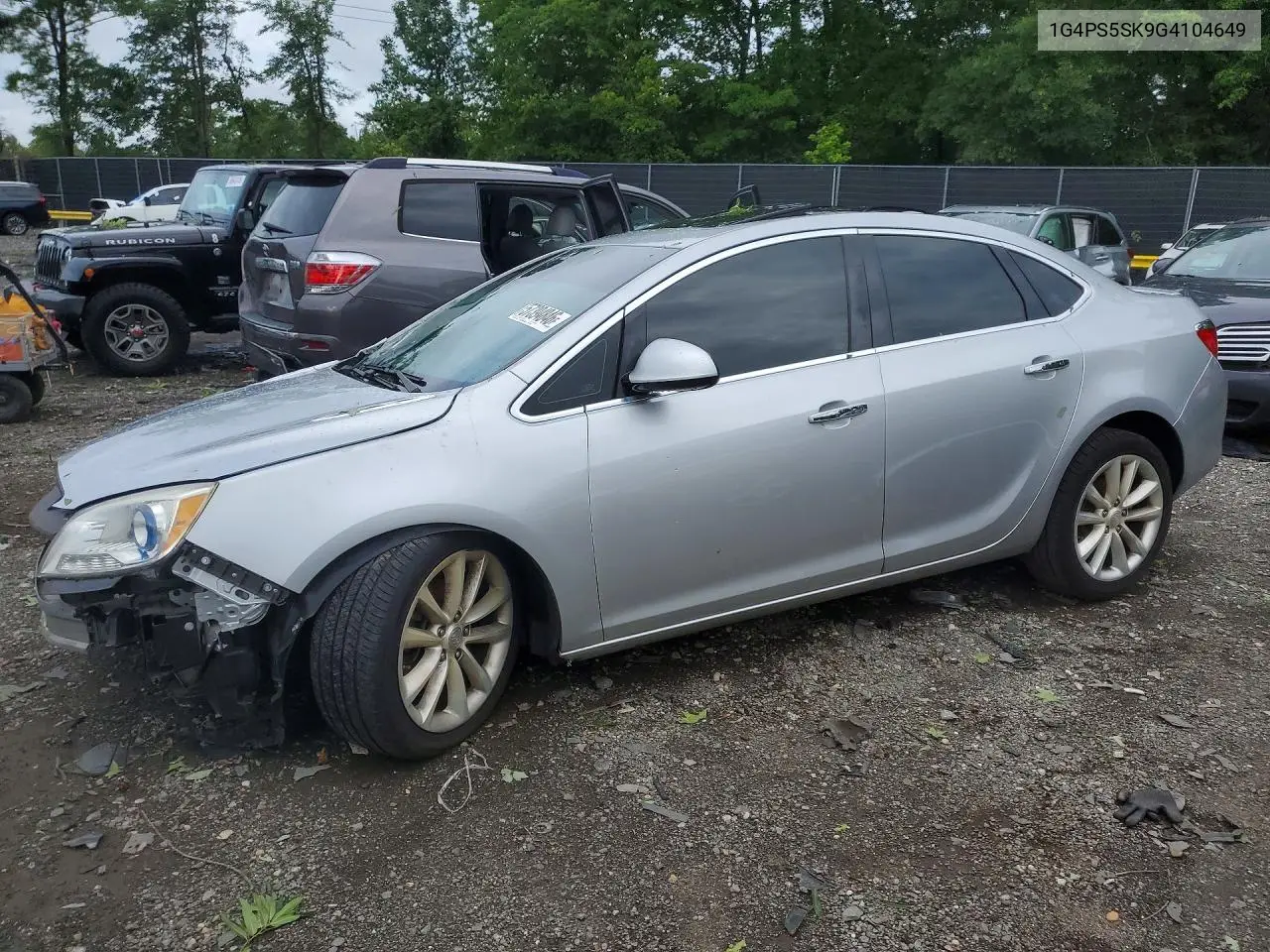 2016 Buick Verano VIN: 1G4PS5SK9G4104649 Lot: 57394846