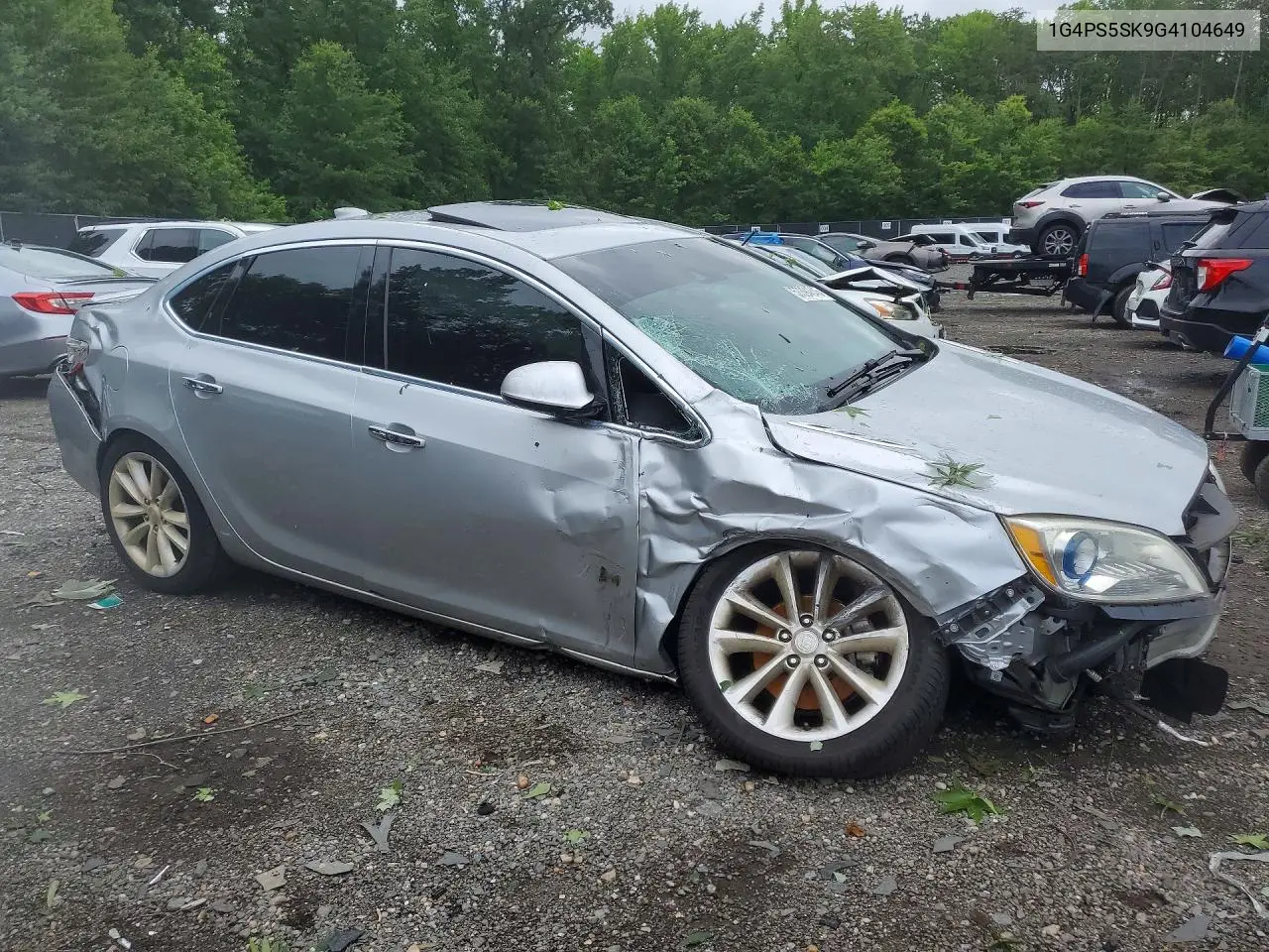 2016 Buick Verano VIN: 1G4PS5SK9G4104649 Lot: 57394846