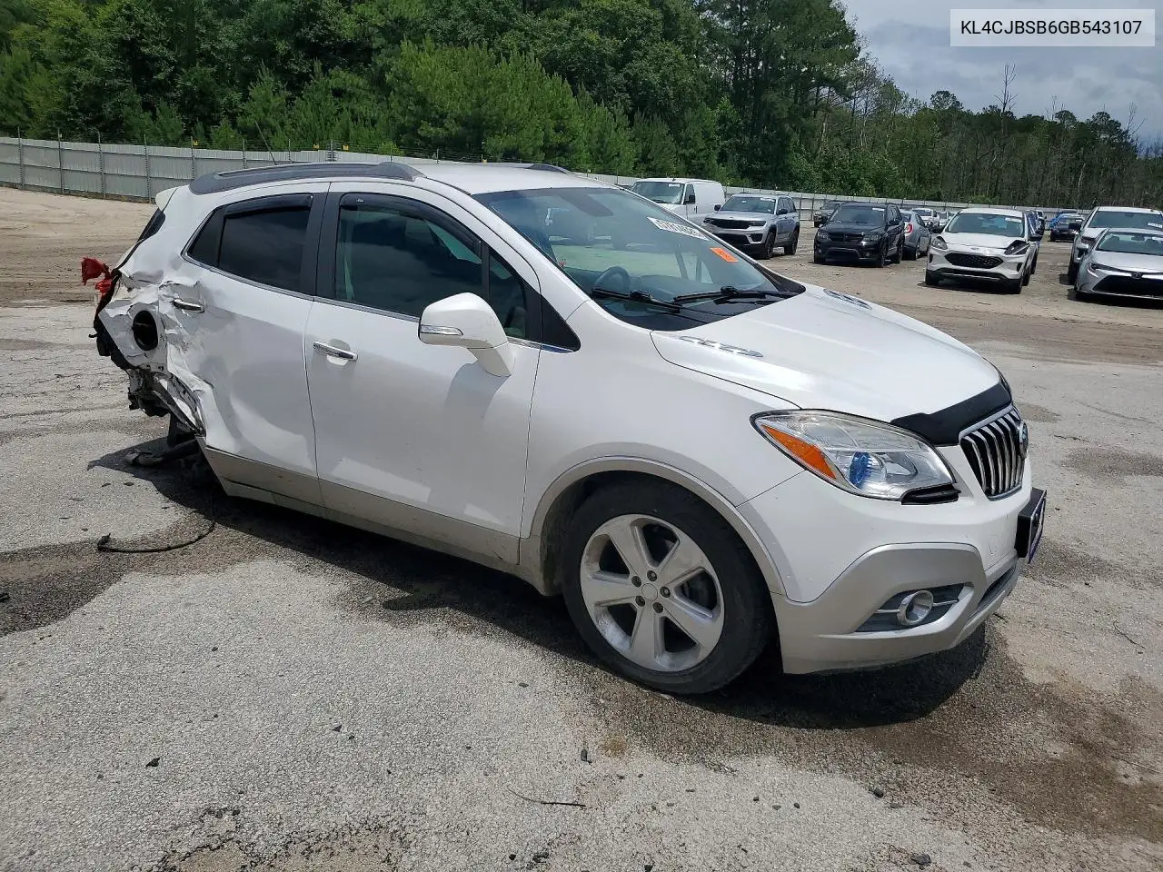 2016 Buick Encore Convenience VIN: KL4CJBSB6GB543107 Lot: 57814626