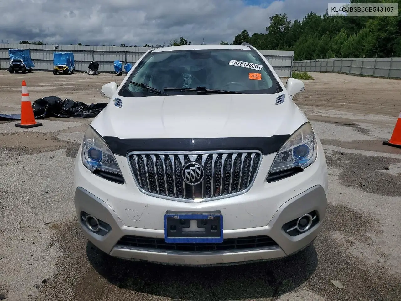 2016 Buick Encore Convenience VIN: KL4CJBSB6GB543107 Lot: 57814626