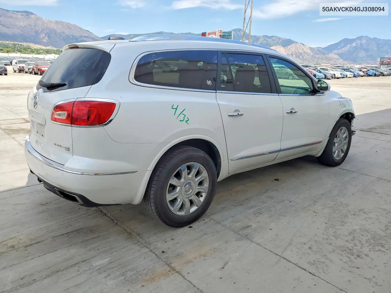 2016 Buick Enclave VIN: 5GAKVCKD4GJ308094 Lot: 58062696