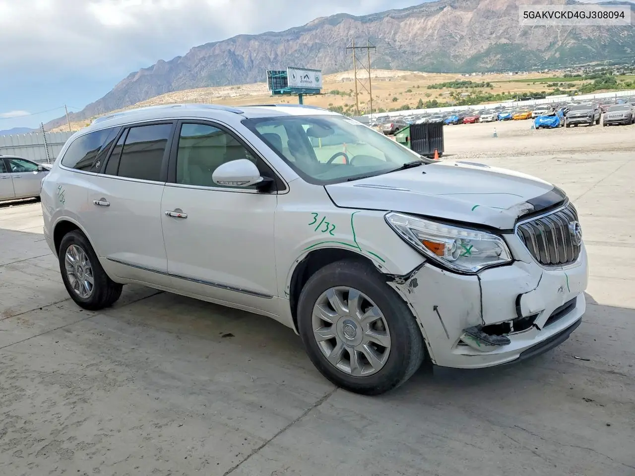 2016 Buick Enclave VIN: 5GAKVCKD4GJ308094 Lot: 58062696