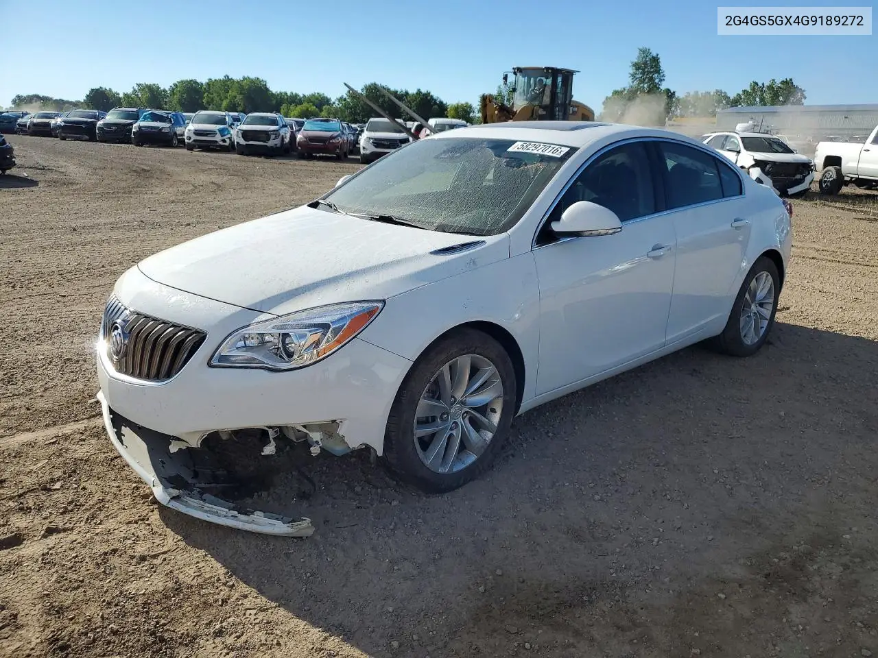 2016 Buick Regal Premium VIN: 2G4GS5GX4G9189272 Lot: 58297016