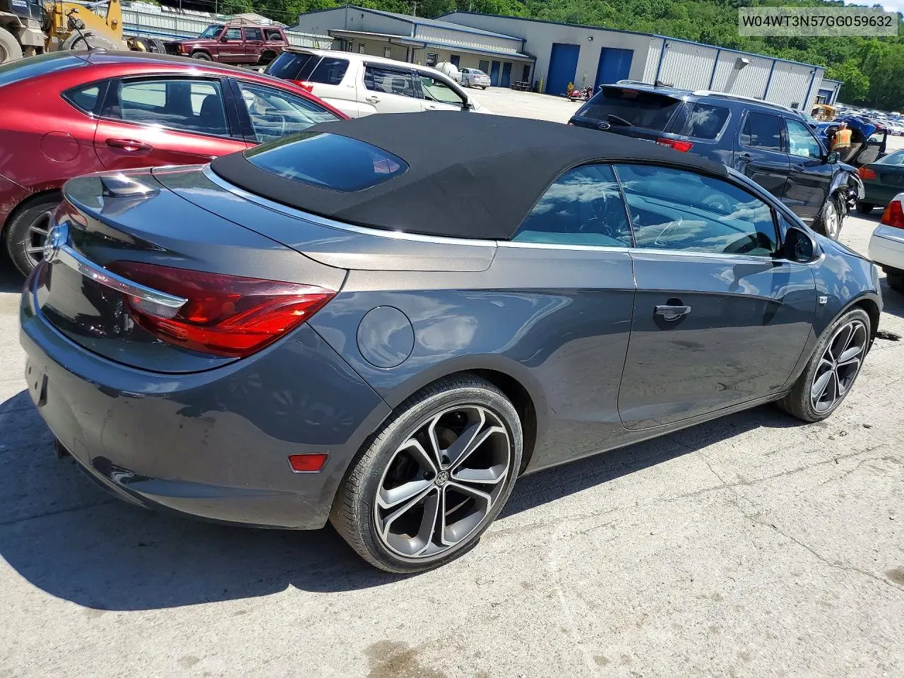 2016 Buick Cascada Premium VIN: W04WT3N57GG059632 Lot: 58778456