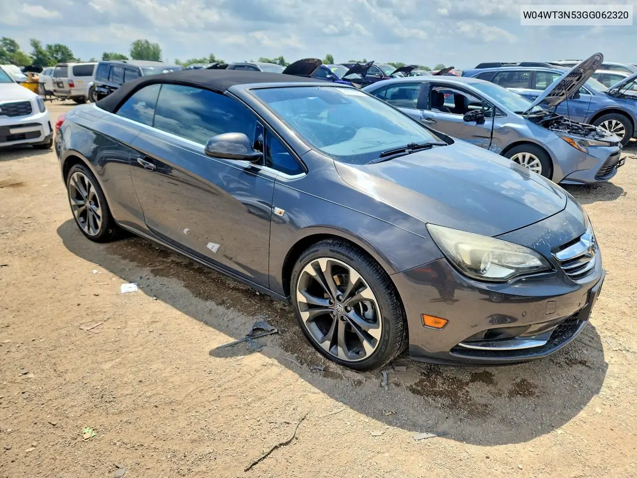 2016 Buick Cascada Premium VIN: W04WT3N53GG062320 Lot: 58893396