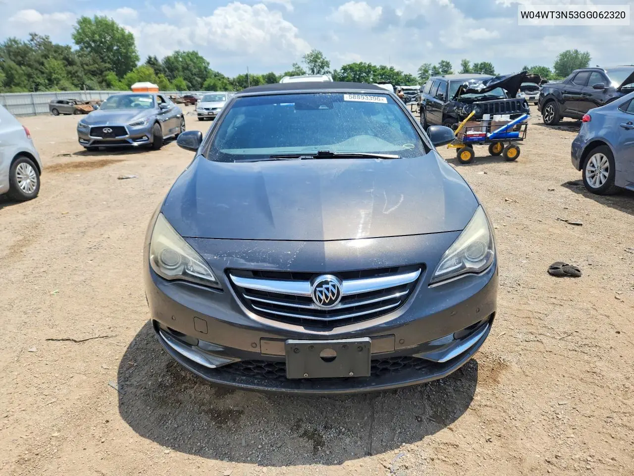 2016 Buick Cascada Premium VIN: W04WT3N53GG062320 Lot: 58893396