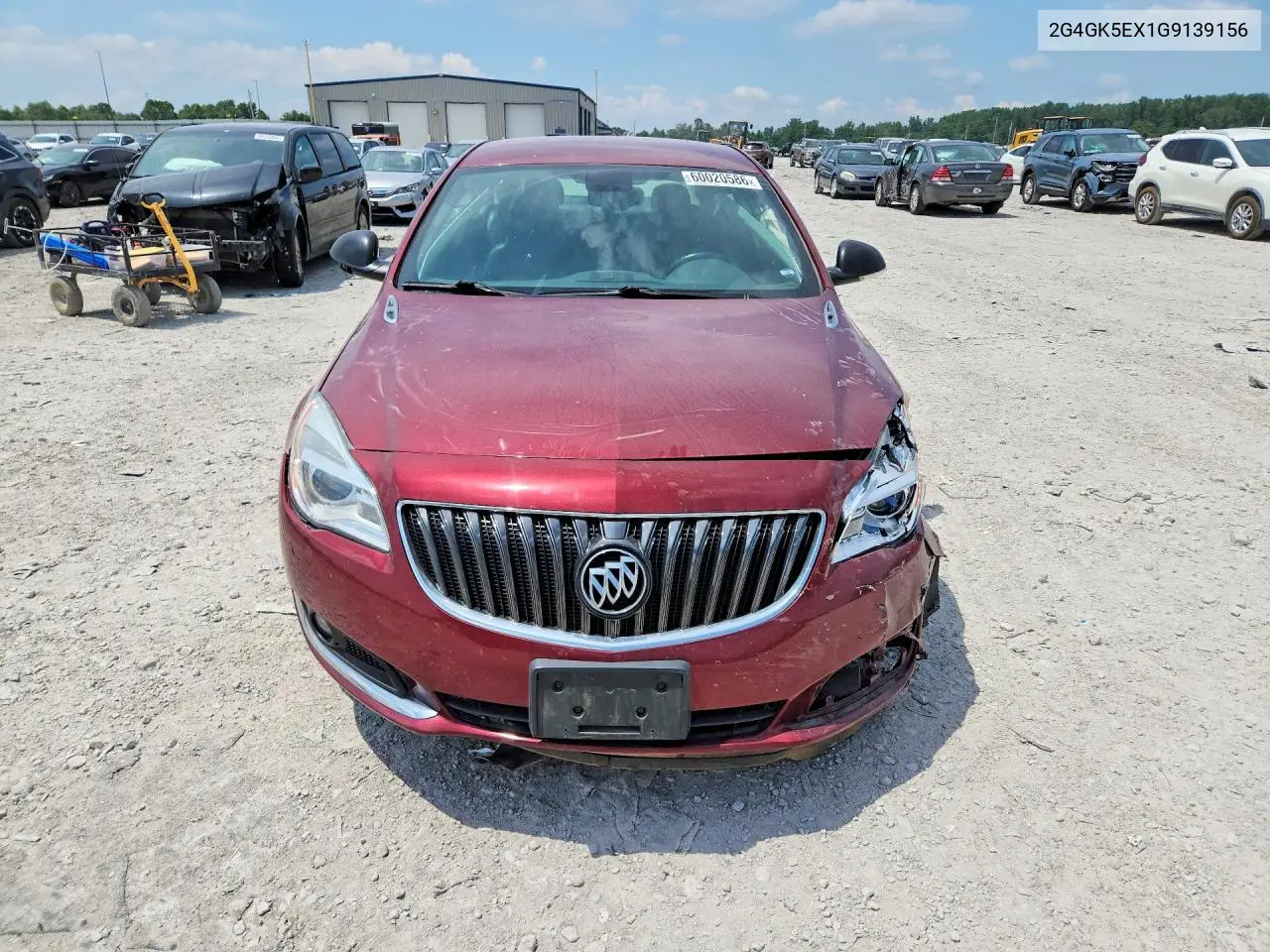 2016 Buick Regal VIN: 2G4GK5EX1G9139156 Lot: 60020586