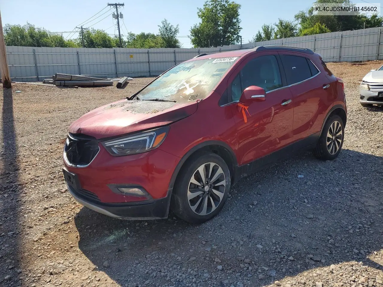 2017 Buick Encore Premium VIN: KL4CJDSM0HB145602 Lot: 53534736