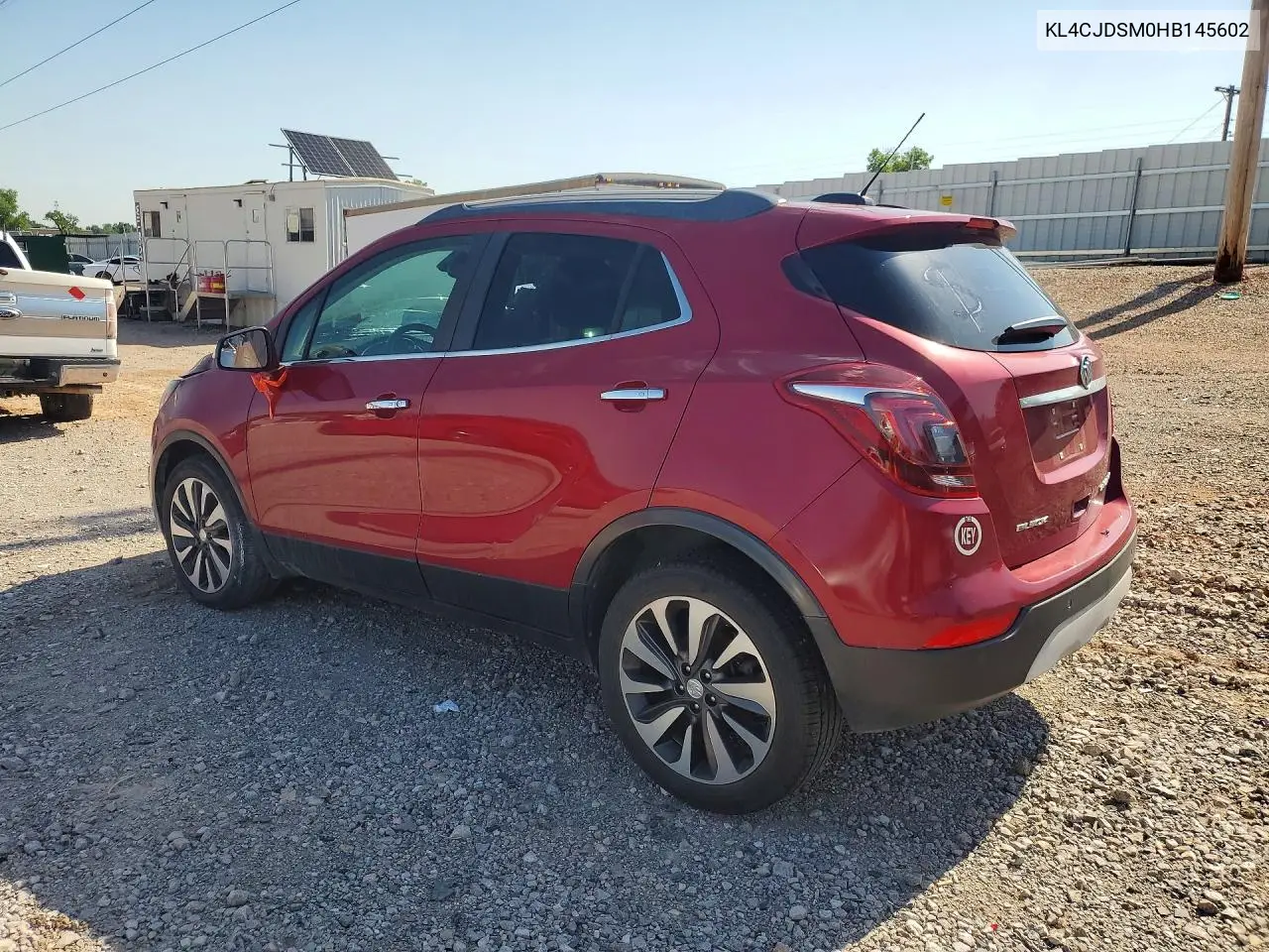 2017 Buick Encore Premium VIN: KL4CJDSM0HB145602 Lot: 53534736