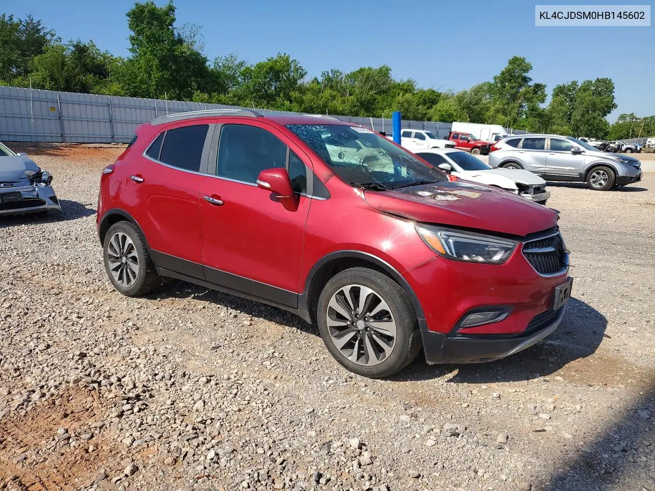 2017 Buick Encore Premium VIN: KL4CJDSM0HB145602 Lot: 53534736