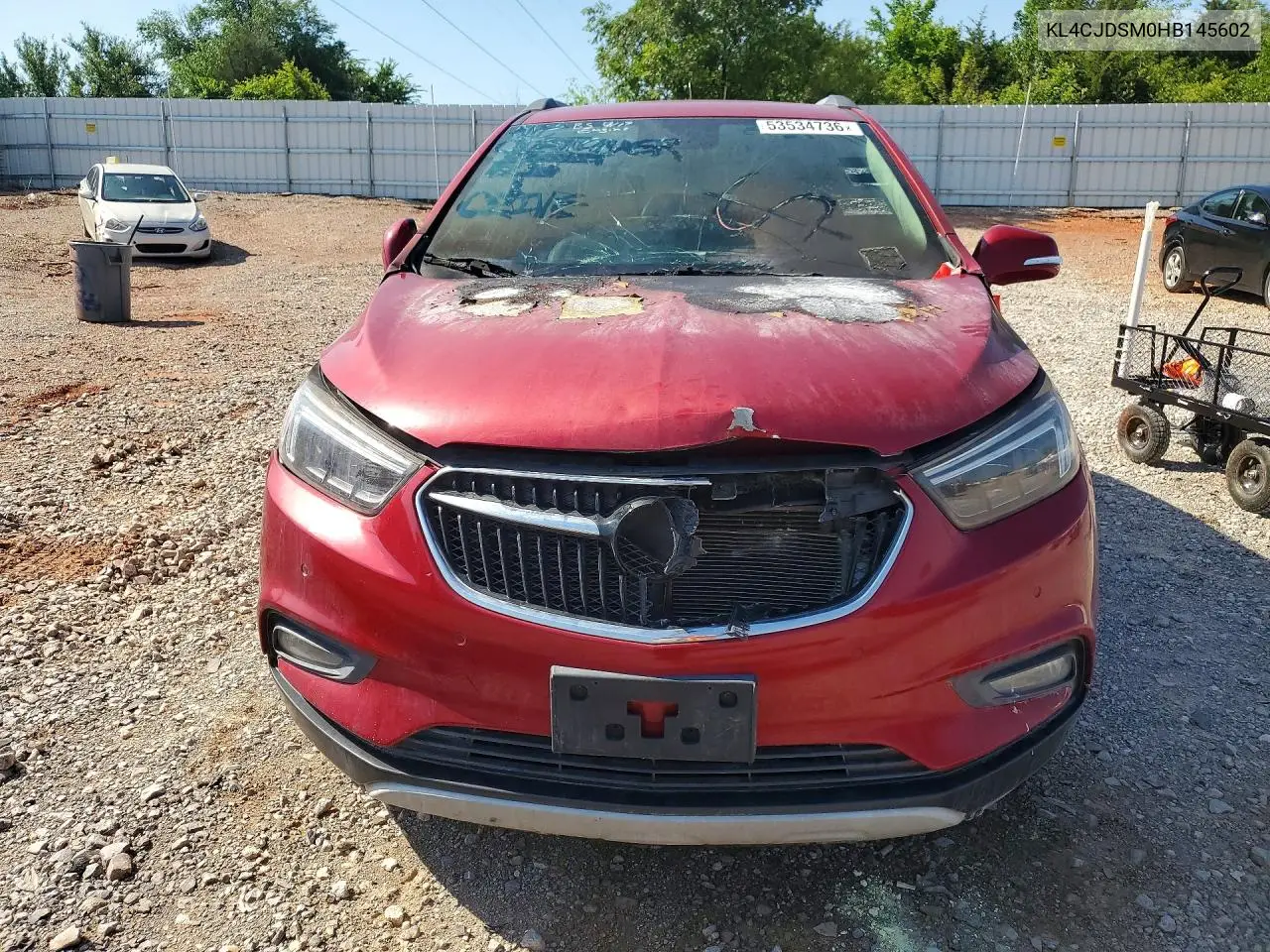 2017 Buick Encore Premium VIN: KL4CJDSM0HB145602 Lot: 53534736