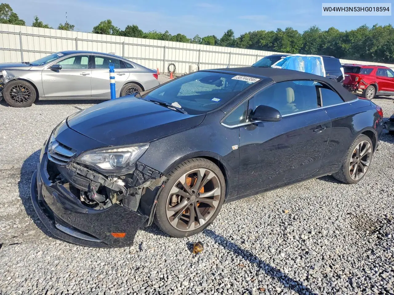 2017 Buick Cascada Premium VIN: W04WH3N53HG018594 Lot: 55744356