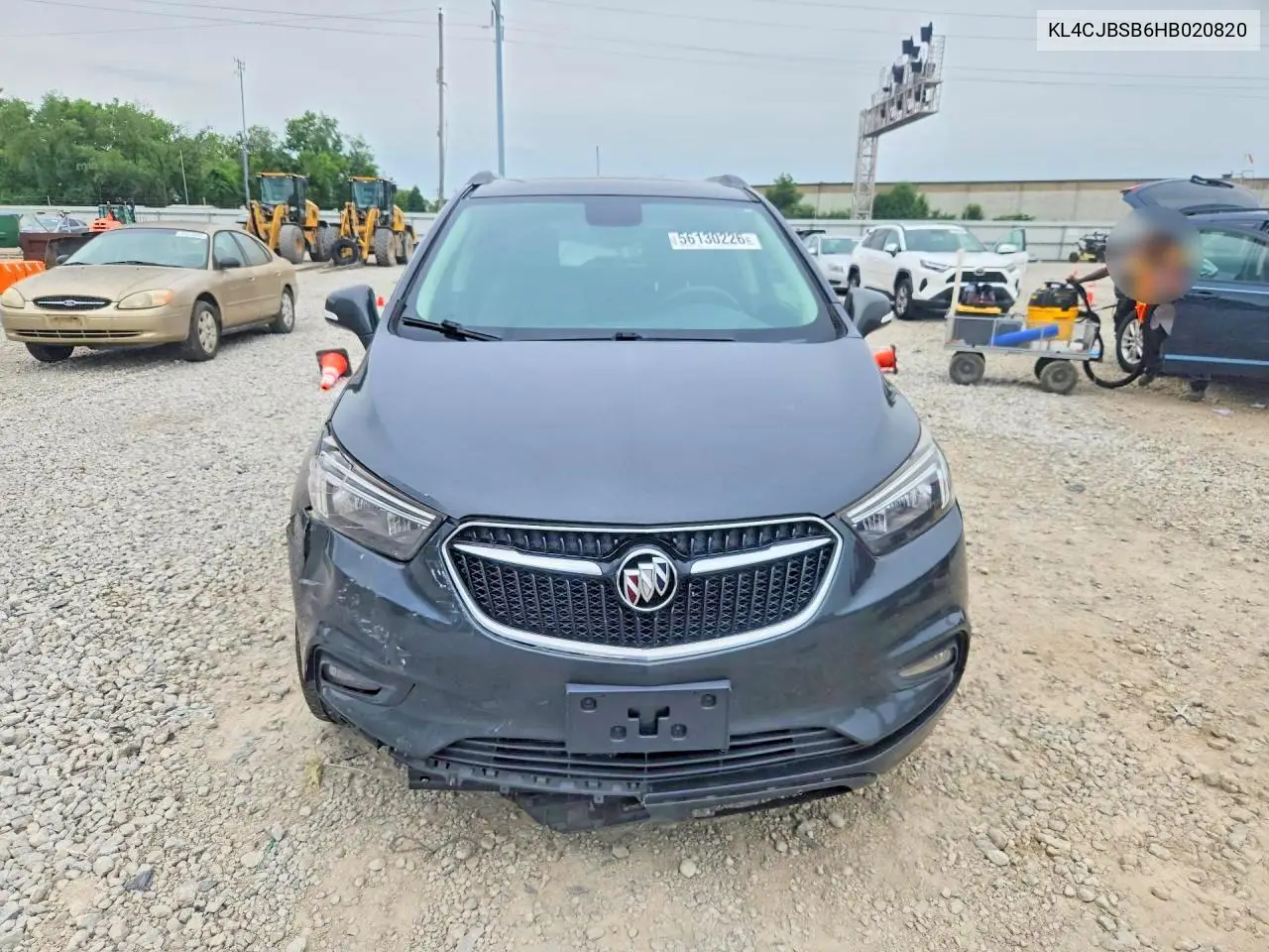 2017 Buick Encore Preferred Ii VIN: KL4CJBSB6HB020820 Lot: 56130226