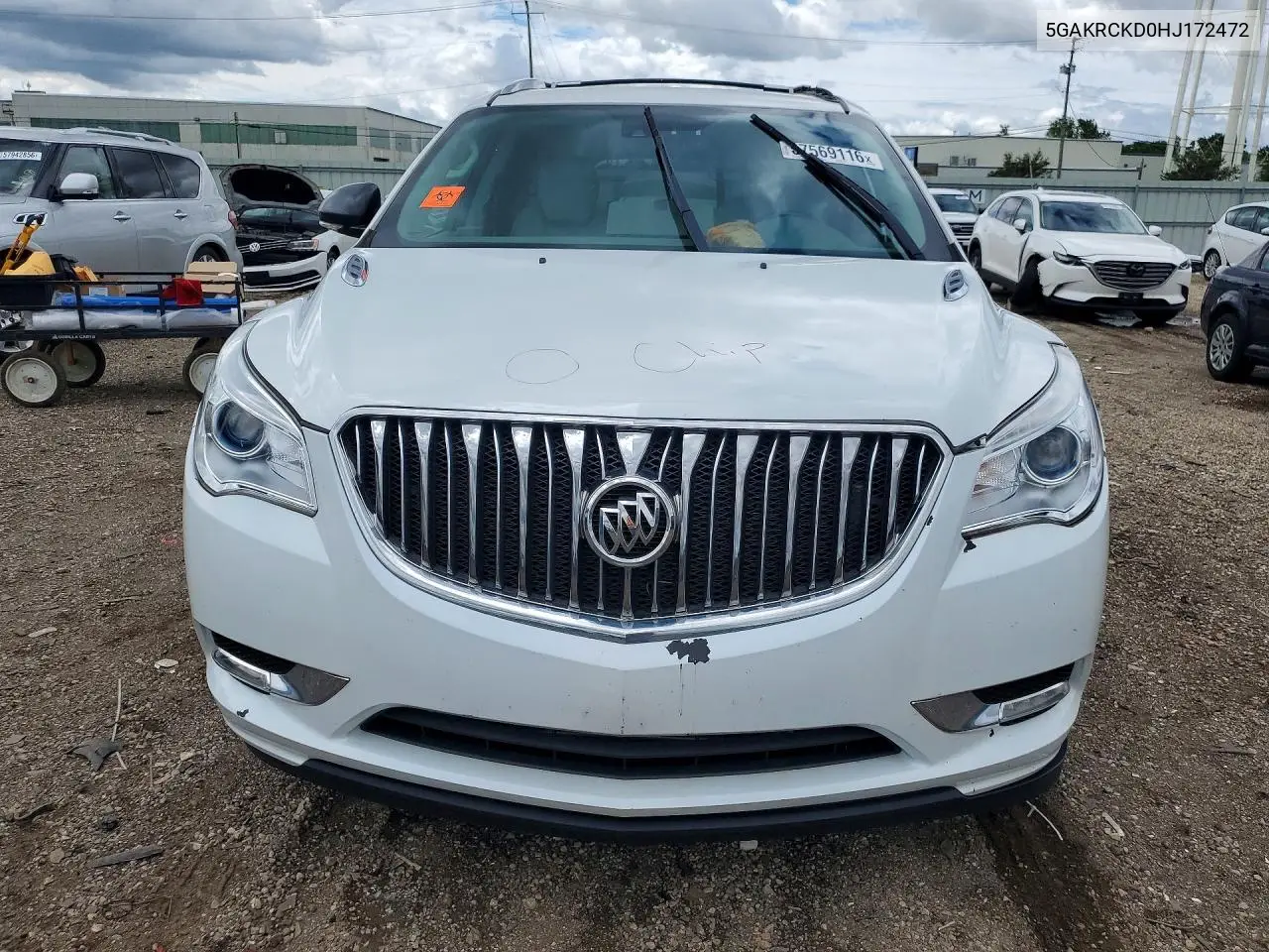2017 Buick Enclave VIN: 5GAKRCKD0HJ172472 Lot: 57569116