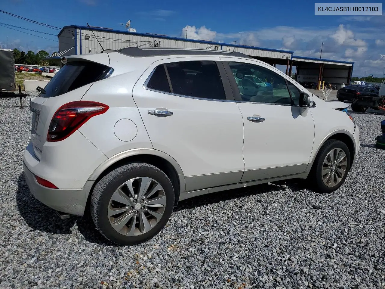 2017 Buick Encore Preferred VIN: KL4CJASB1HB012103 Lot: 57658776