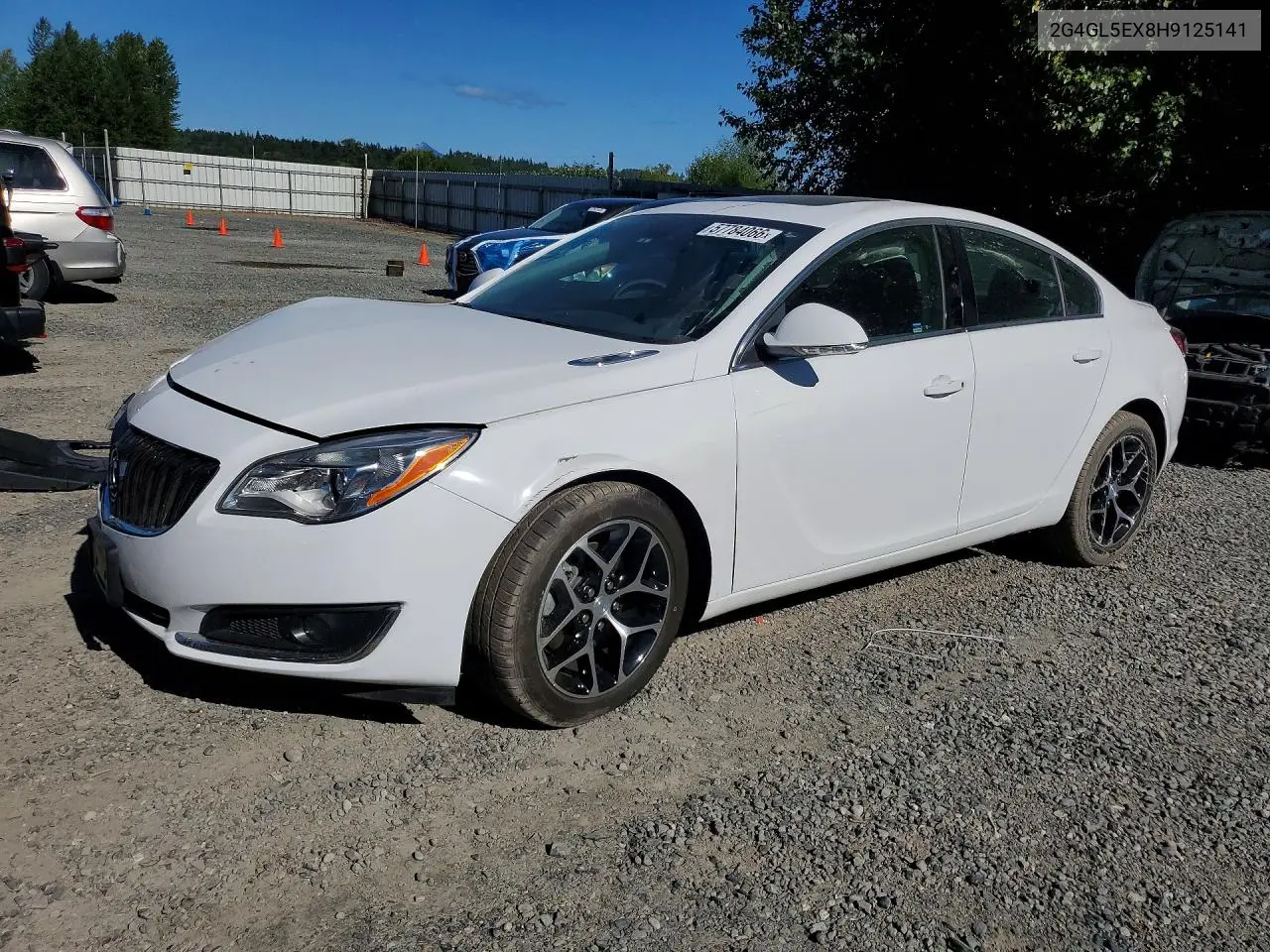 2017 Buick Regal Sport Touring VIN: 2G4GL5EX8H9125141 Lot: 57784066
